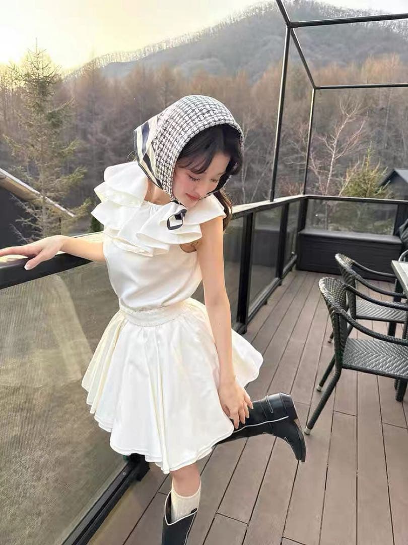 スカート Bibiy.BLAIR FLARE SKIRT