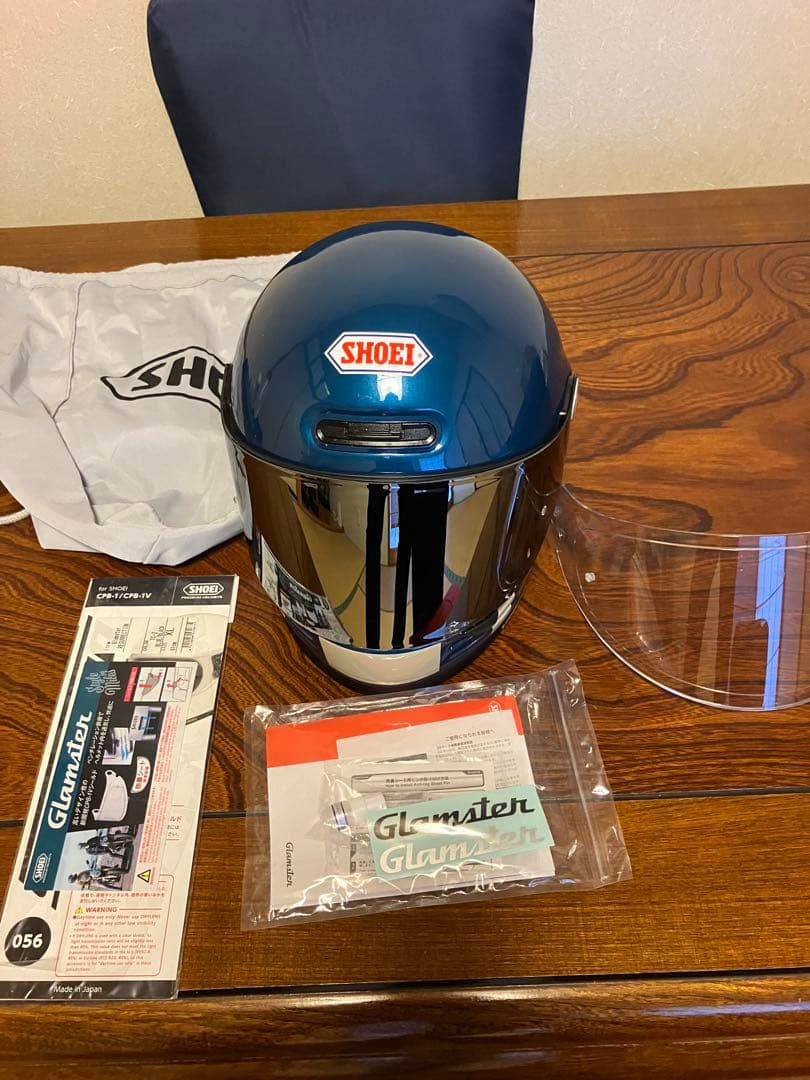 ま*と様 SHOEI Glamster XL メタリックブルー