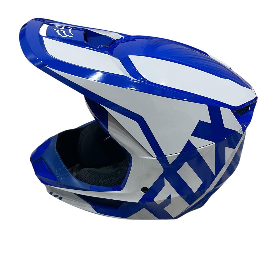 FOX オフロードヘルメット　V1 カラー青　モトクロス