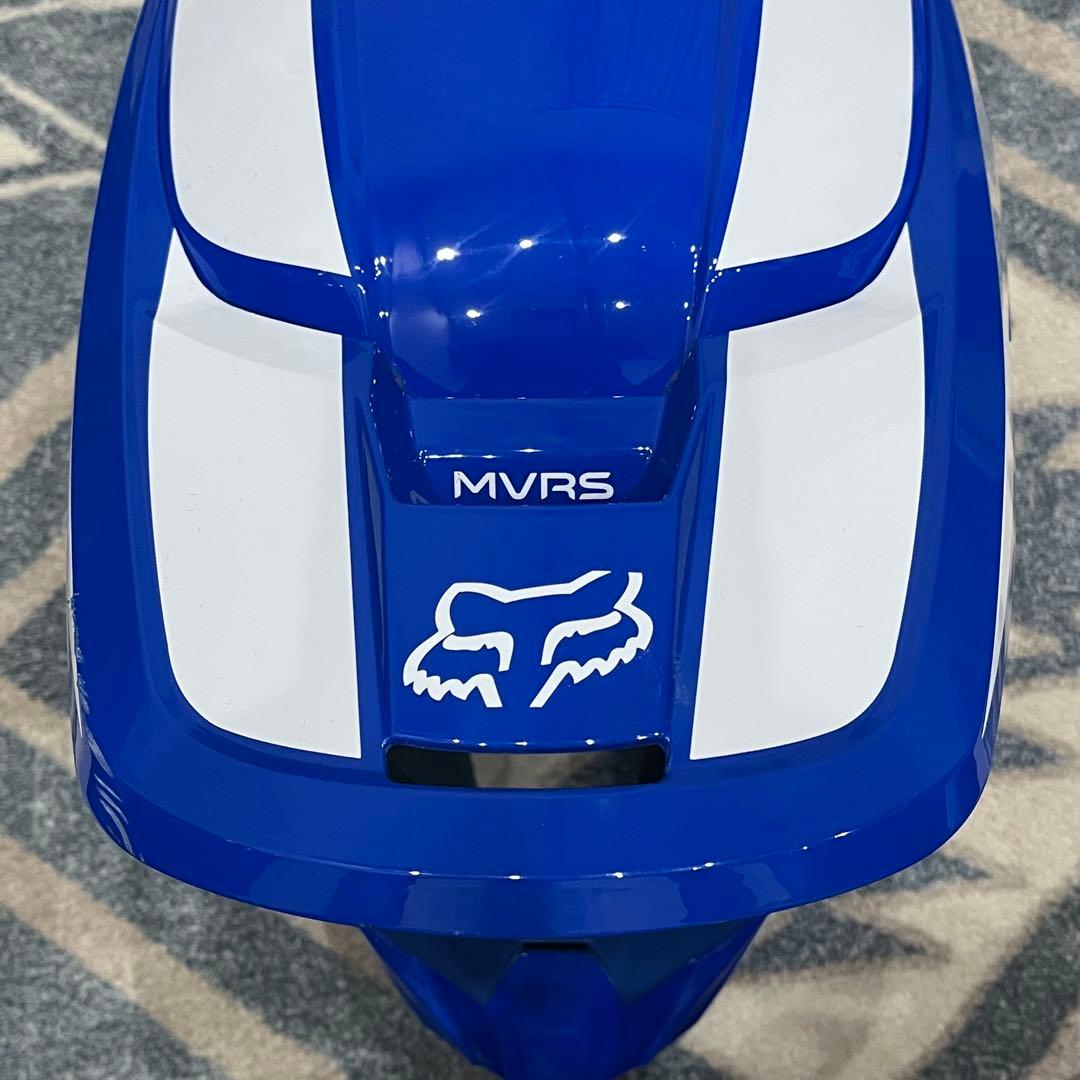 FOX オフロードヘルメット　V1 カラー青　モトクロス