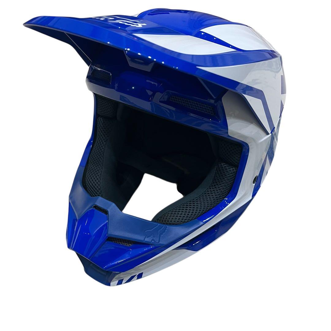FOX オフロードヘルメット　V1 カラー青　モトクロス