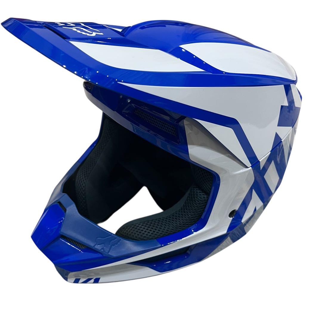 FOX オフロードヘルメット　V1 カラー青　モトクロス