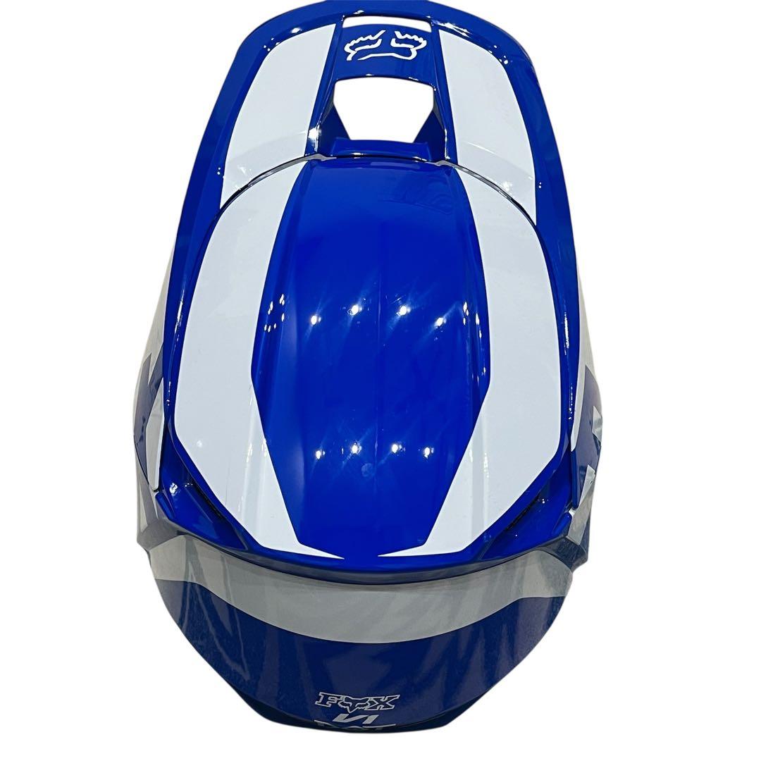 FOX オフロードヘルメット　V1 カラー青　モトクロス