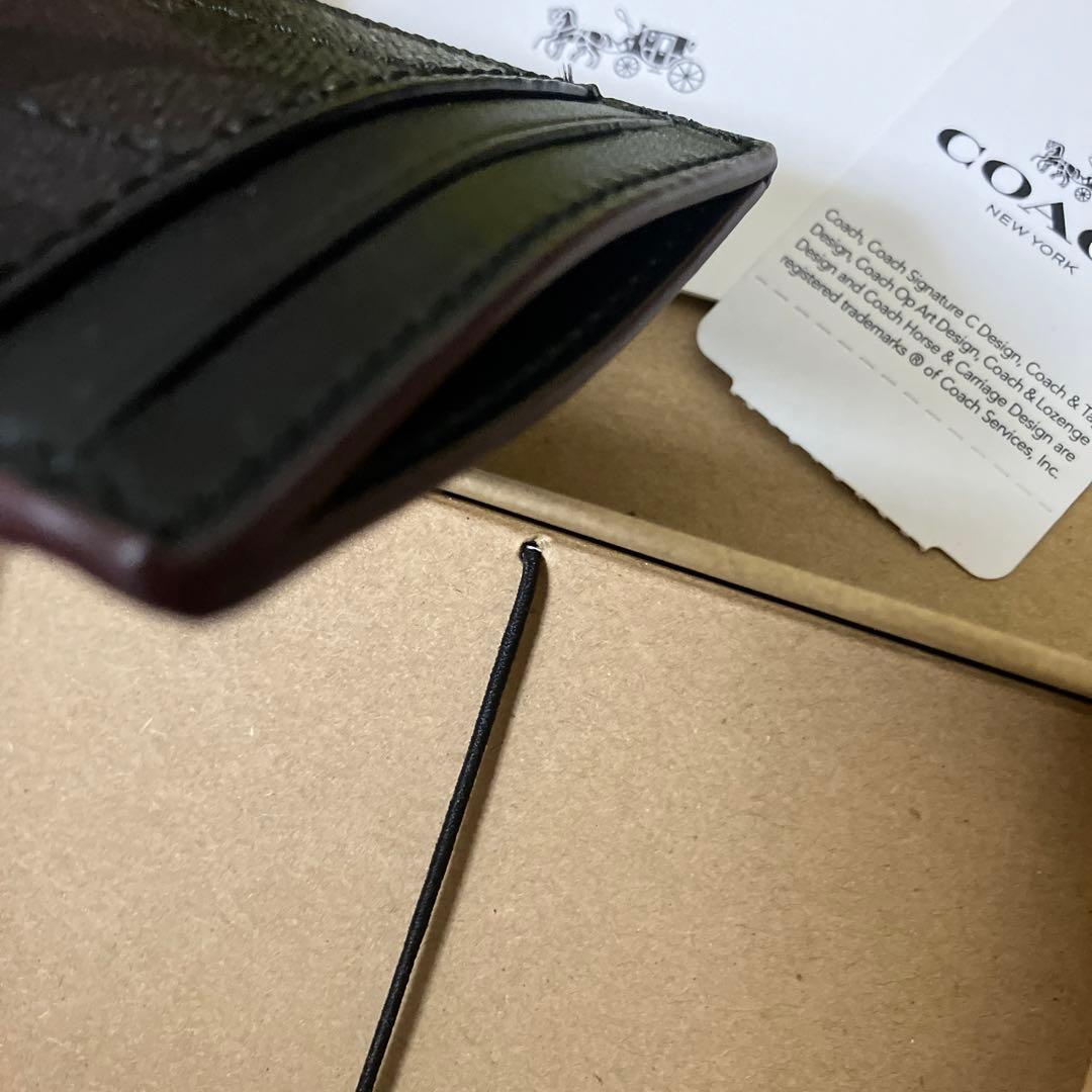 新品　COACH コーチ　メンズ　カードケース　マネークリップ　箱入りセット