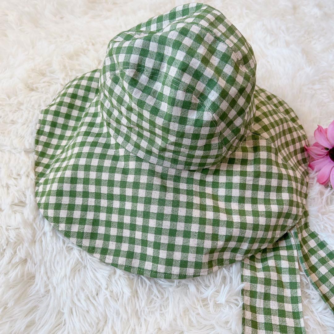 marihoja×ETRE TOKYO ギンガムチェック ハット　帽子