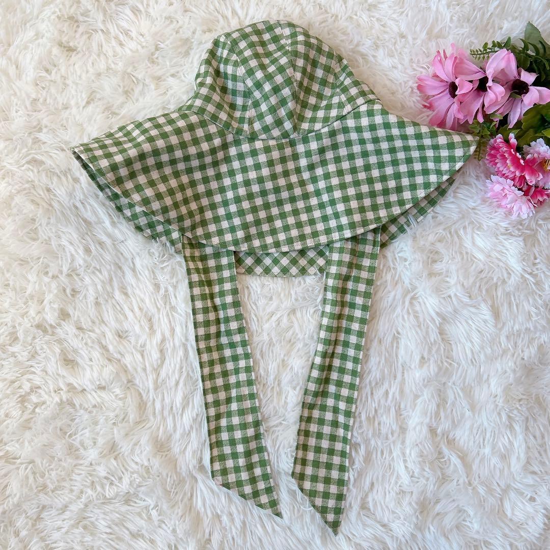 marihoja×ETRE TOKYO ギンガムチェック ハット　帽子