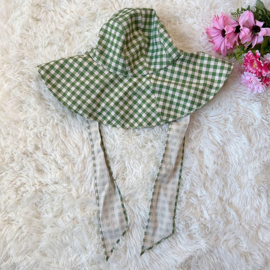 marihoja×ETRE TOKYO ギンガムチェック ハット　帽子