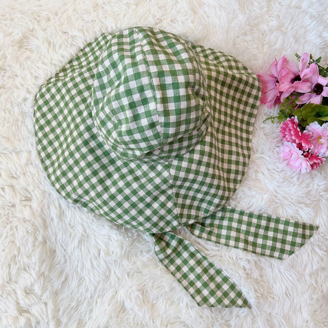 marihoja×ETRE TOKYO ギンガムチェック ハット　帽子