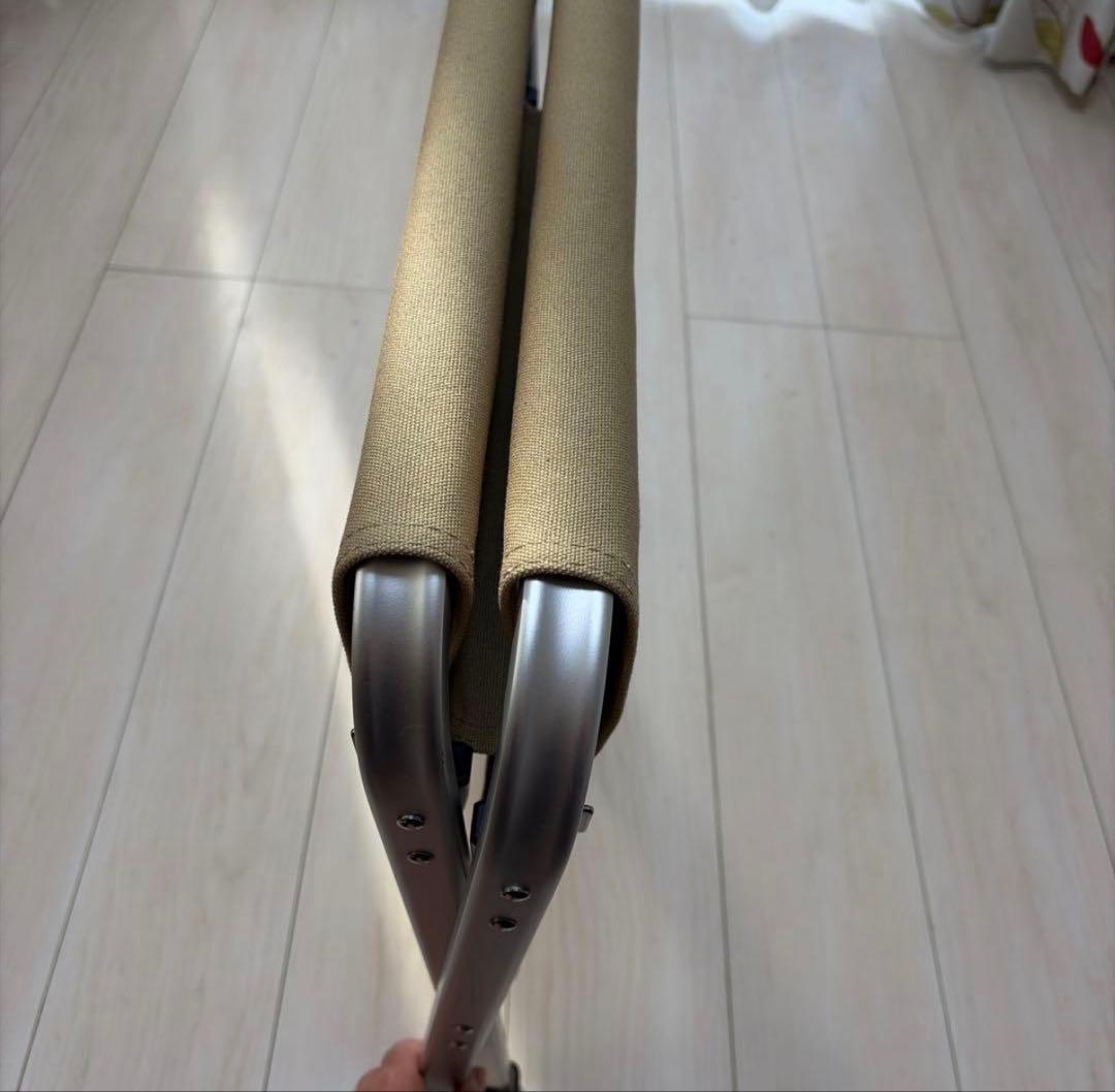 【廃盤品】 peak オットマン ベージュアウトドアチェア