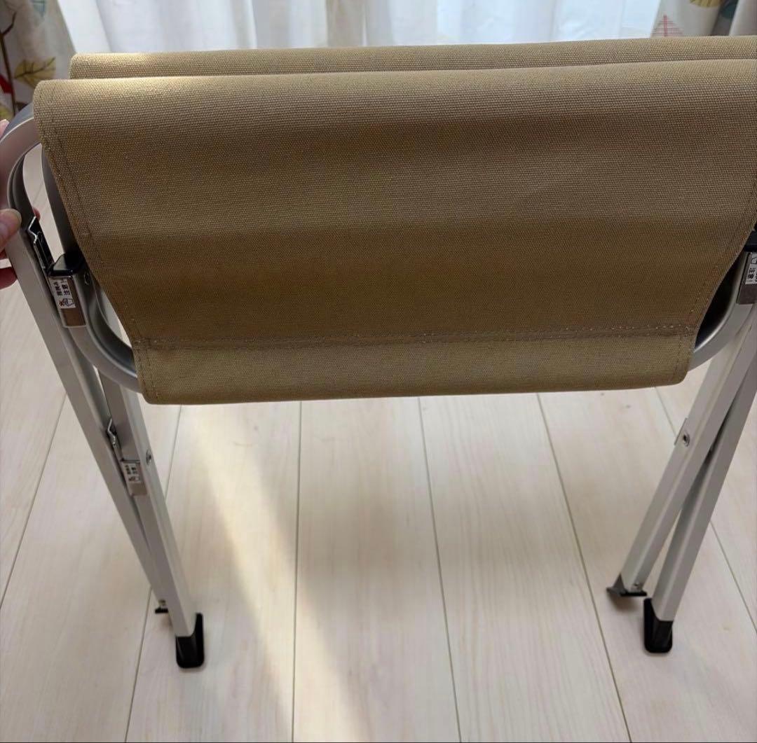 【廃盤品】 peak オットマン ベージュアウトドアチェア