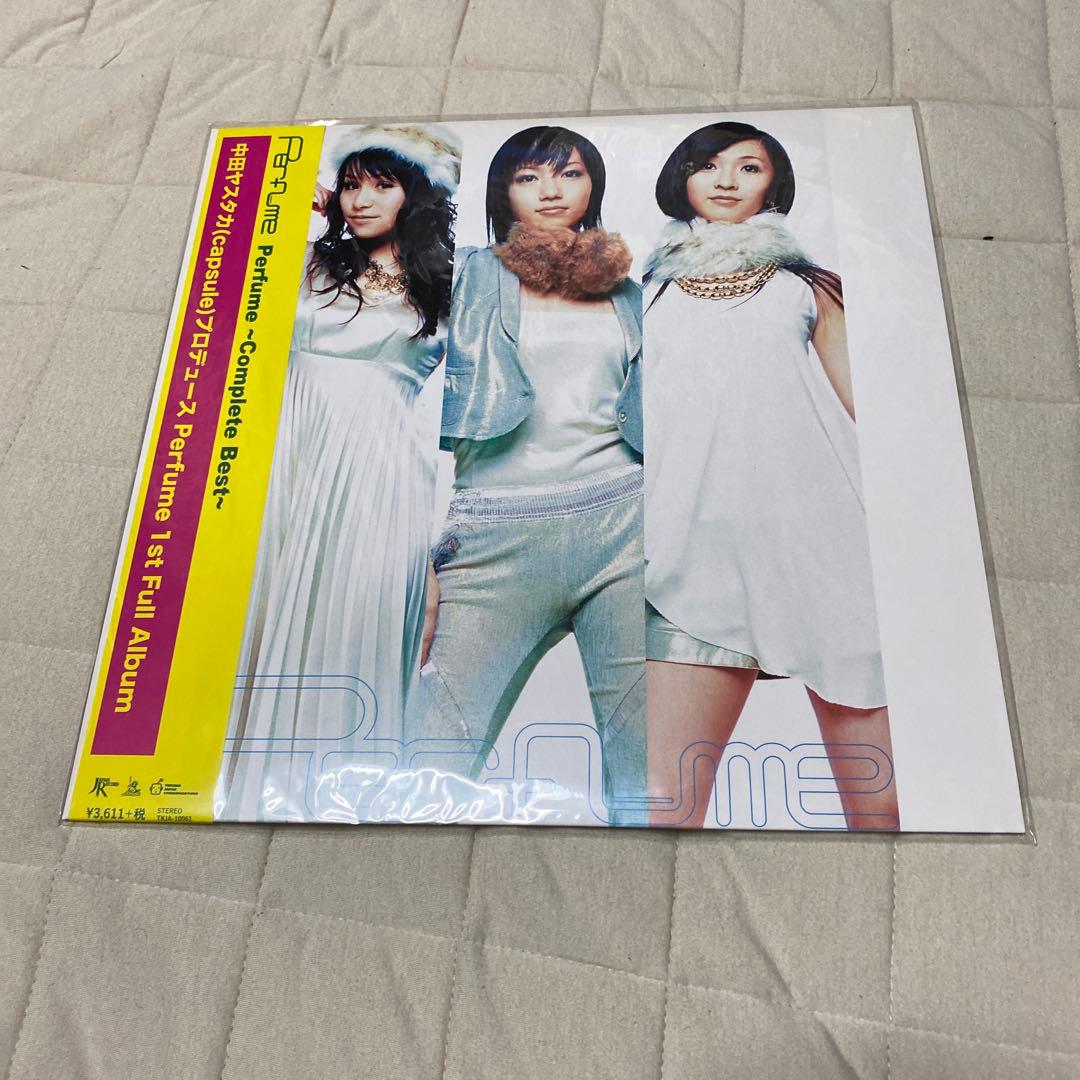 perfume complete best レコード　帯付き　新品未開封