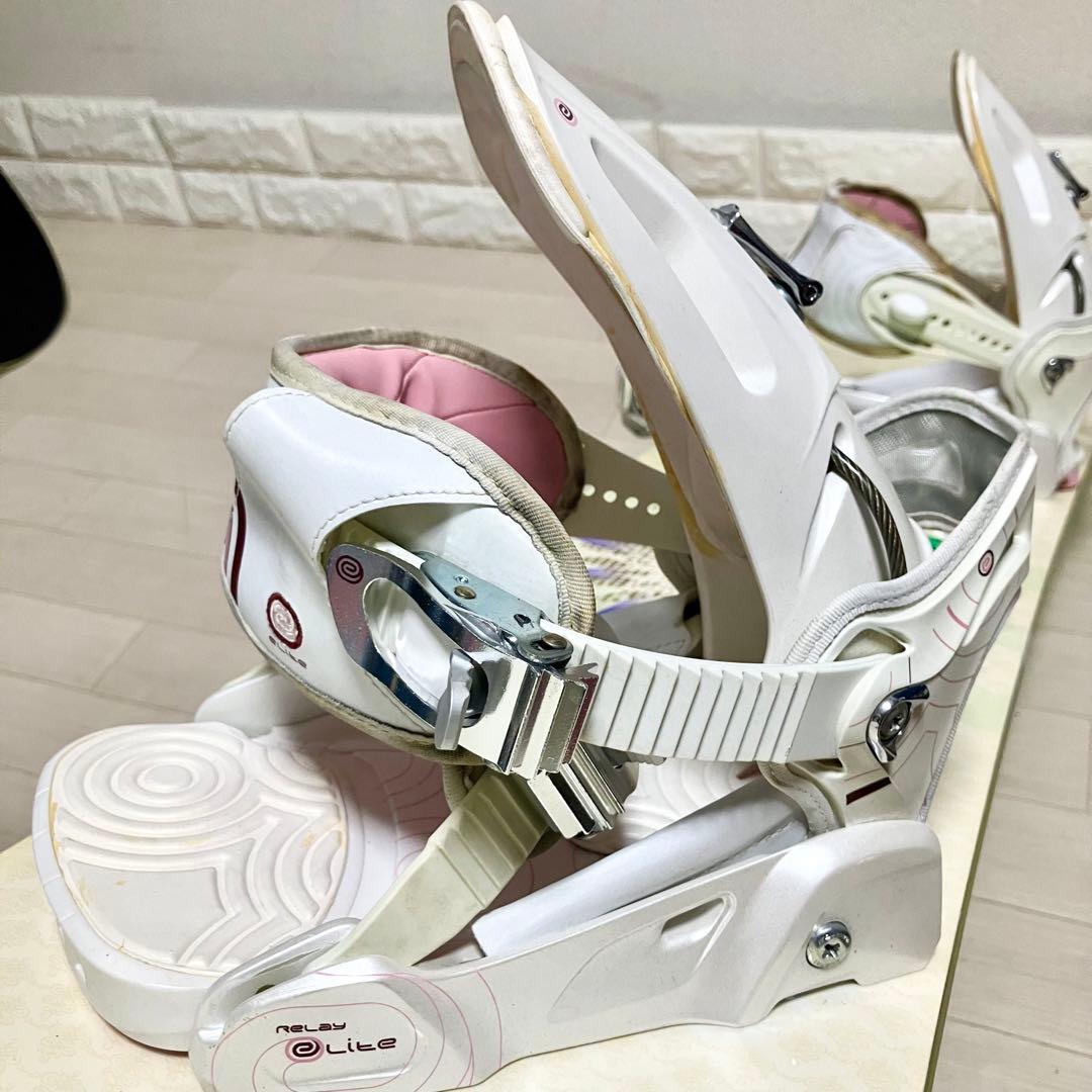 morrowモロースノーボードセット145cm/サロモン バインディングS