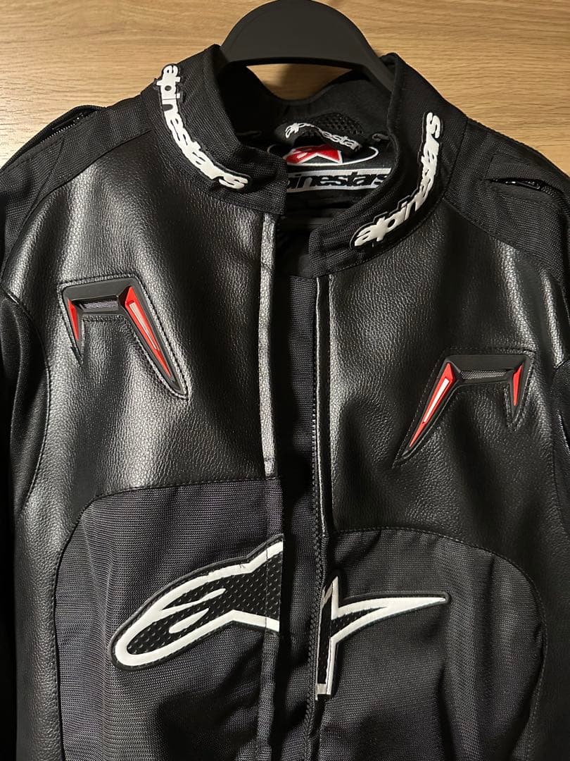 alpinestars ハーフメッシュレザージャケット