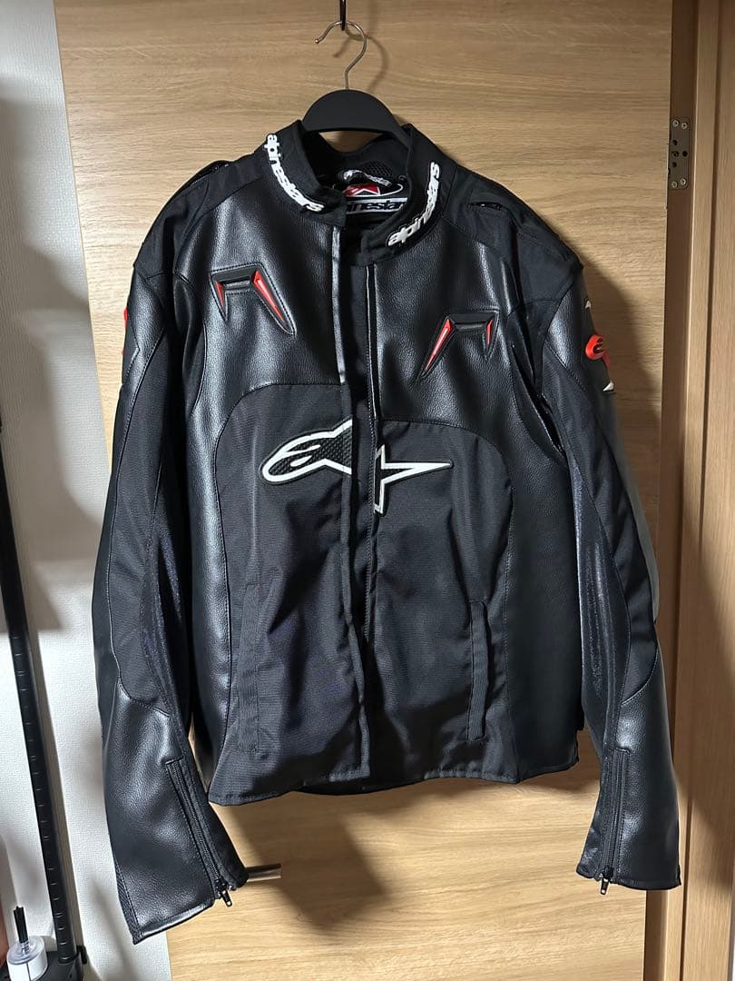 alpinestars ハーフメッシュレザージャケット