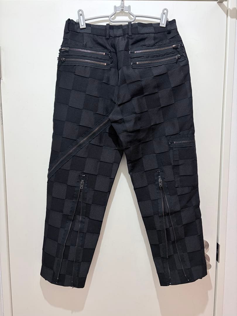 Number (N)ine 03AW カート期 チェック ボンテージパンツ