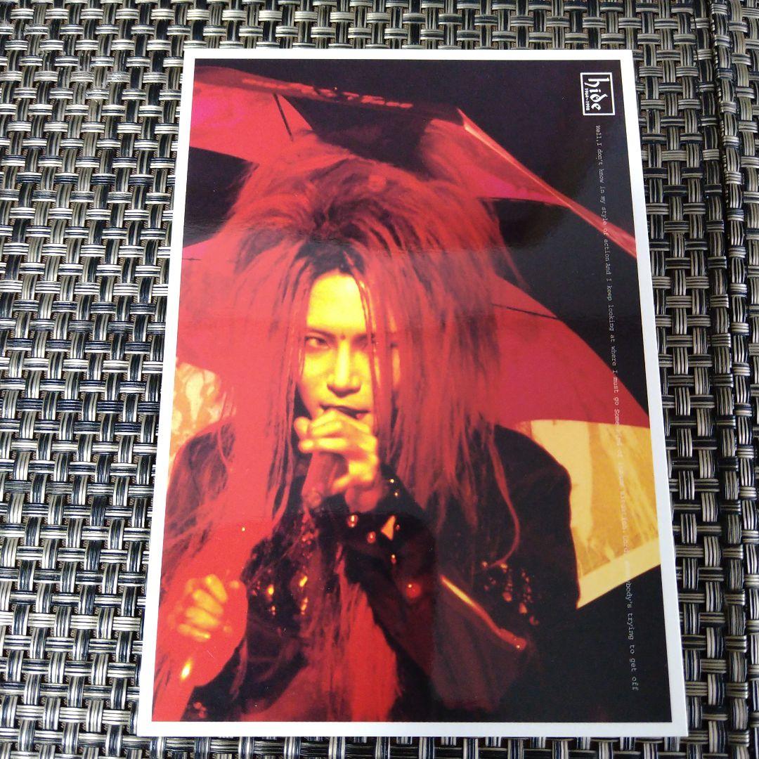 再お値下げ！hide ・face カード＆CD＆ポストカード＆シール＆ピンバッチ