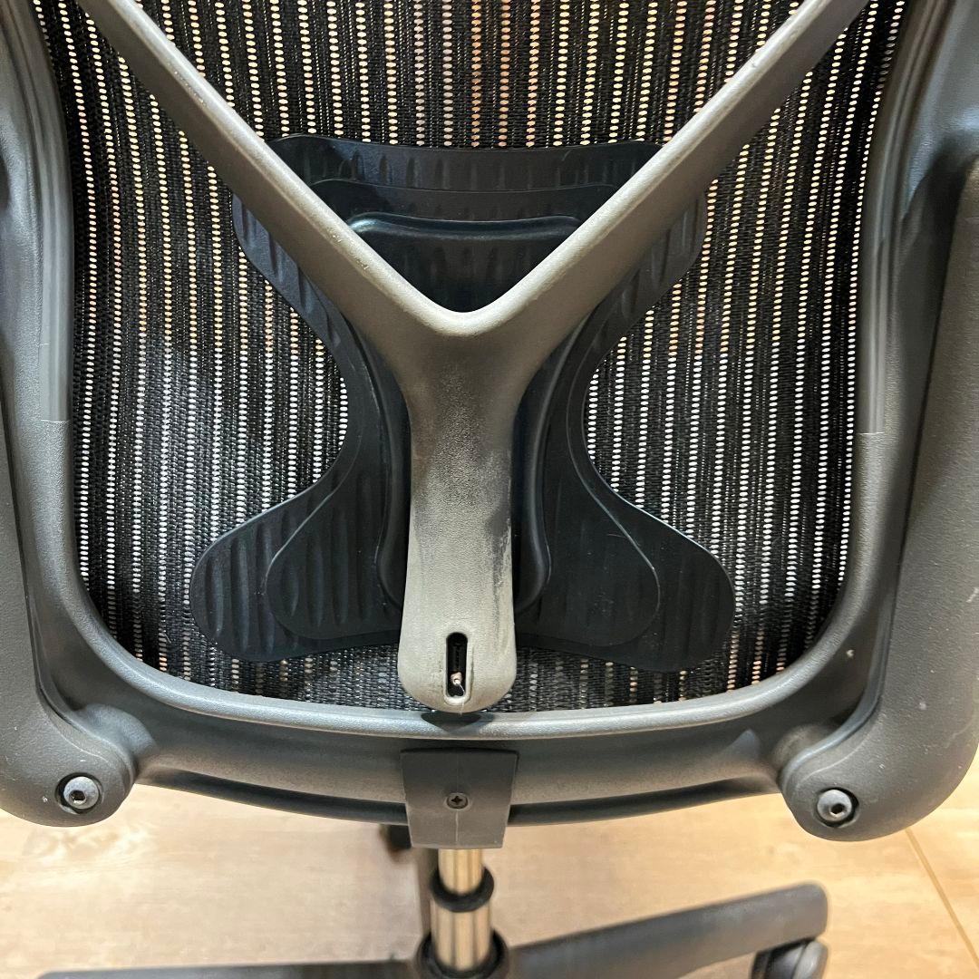 E076☆ ジャンク　USA ハーマンミラー アーロンチェア Aサイズ