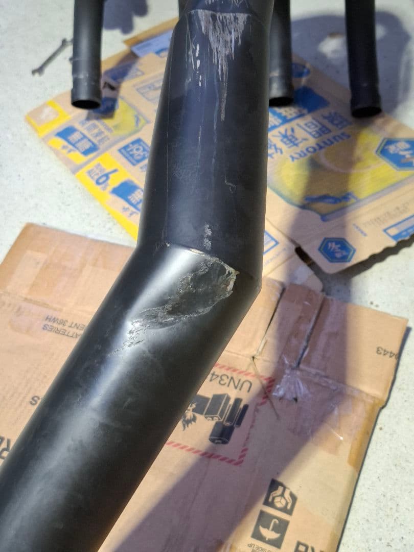 ゼファー750 ネオショートマフラーダウンタイプ