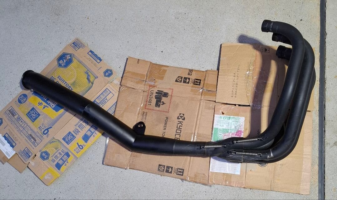 ゼファー750 ネオショートマフラーダウンタイプ