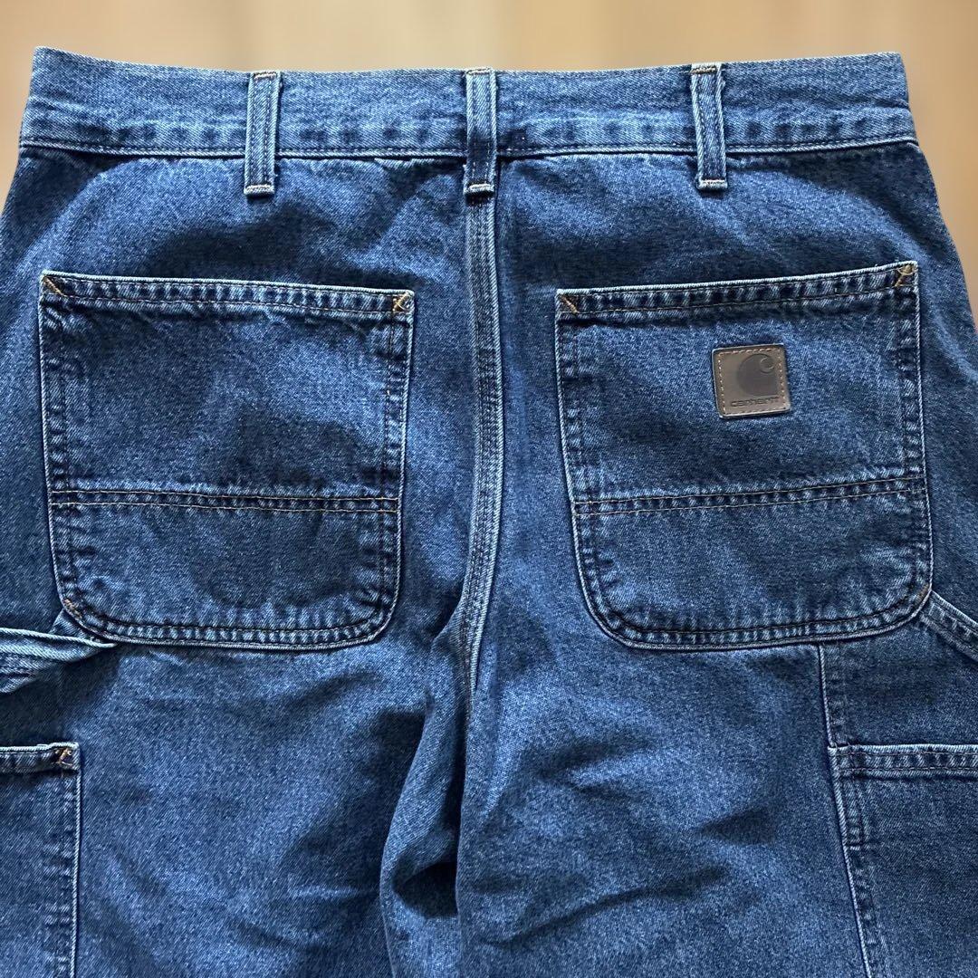 ハ*セ様 carhartt ダークブルー デニム ワークパンツ　W32 L30