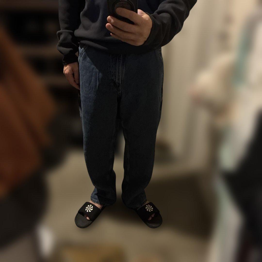 ハ*セ様 carhartt ダークブルー デニム ワークパンツ　W32 L30