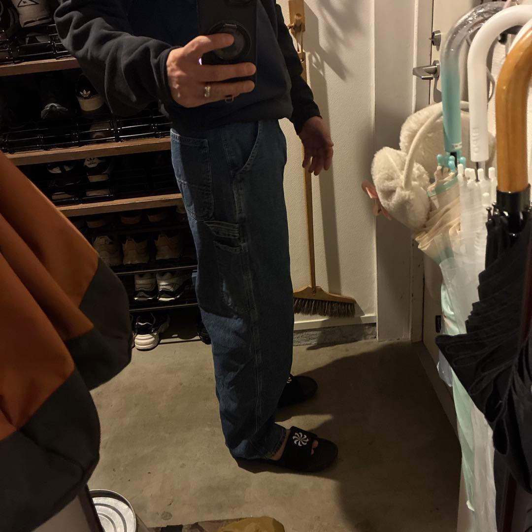 ハ*セ様 carhartt ダークブルー デニム ワークパンツ　W32 L30