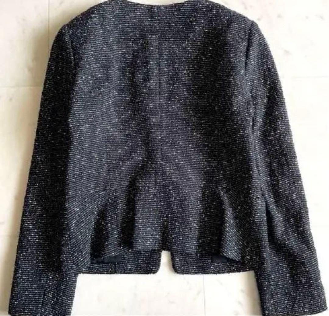 極美品♪プラステ PLST 滝沢眞規子着 カラーレス ツイード セットアップ M