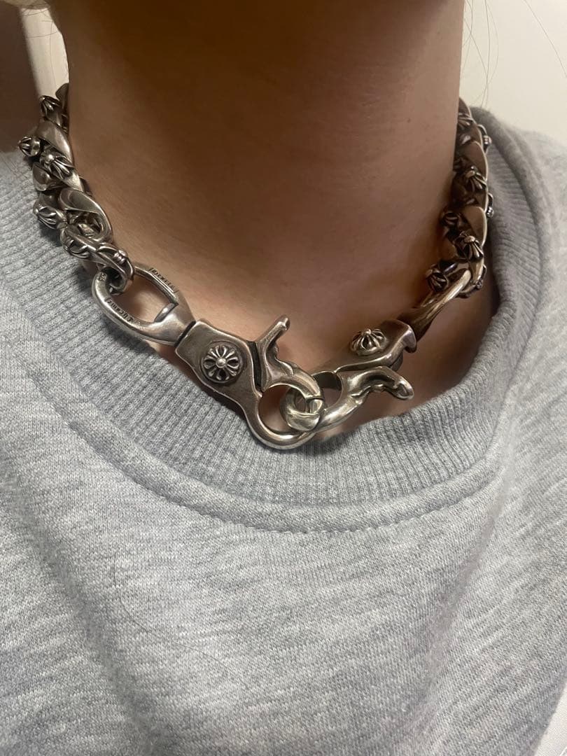 5*0様 シルバー925 ファンシー　ウォレットチェーン　クロス　ターコイズブレ