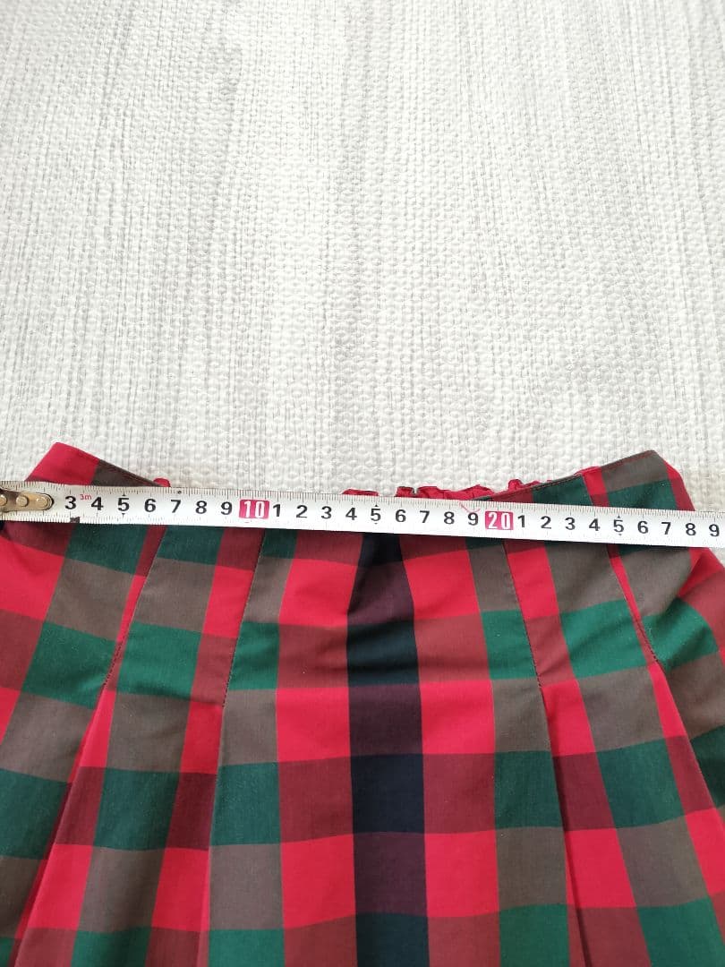 familiar 　140 スカート ファミリアチェック