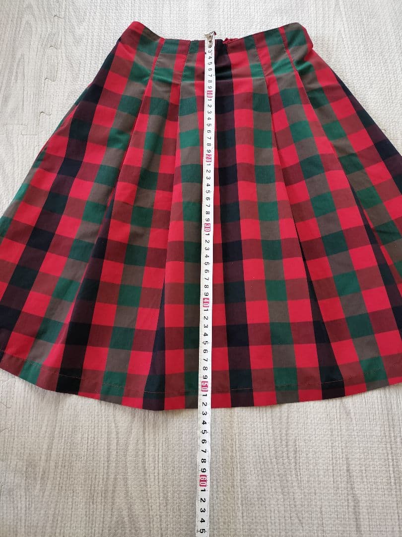 familiar 　140 スカート ファミリアチェック