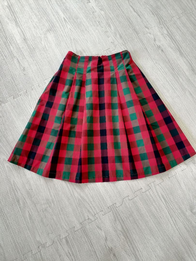 familiar 　140 スカート ファミリアチェック
