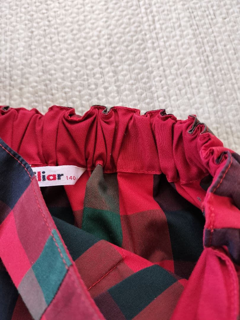 familiar 　140 スカート ファミリアチェック