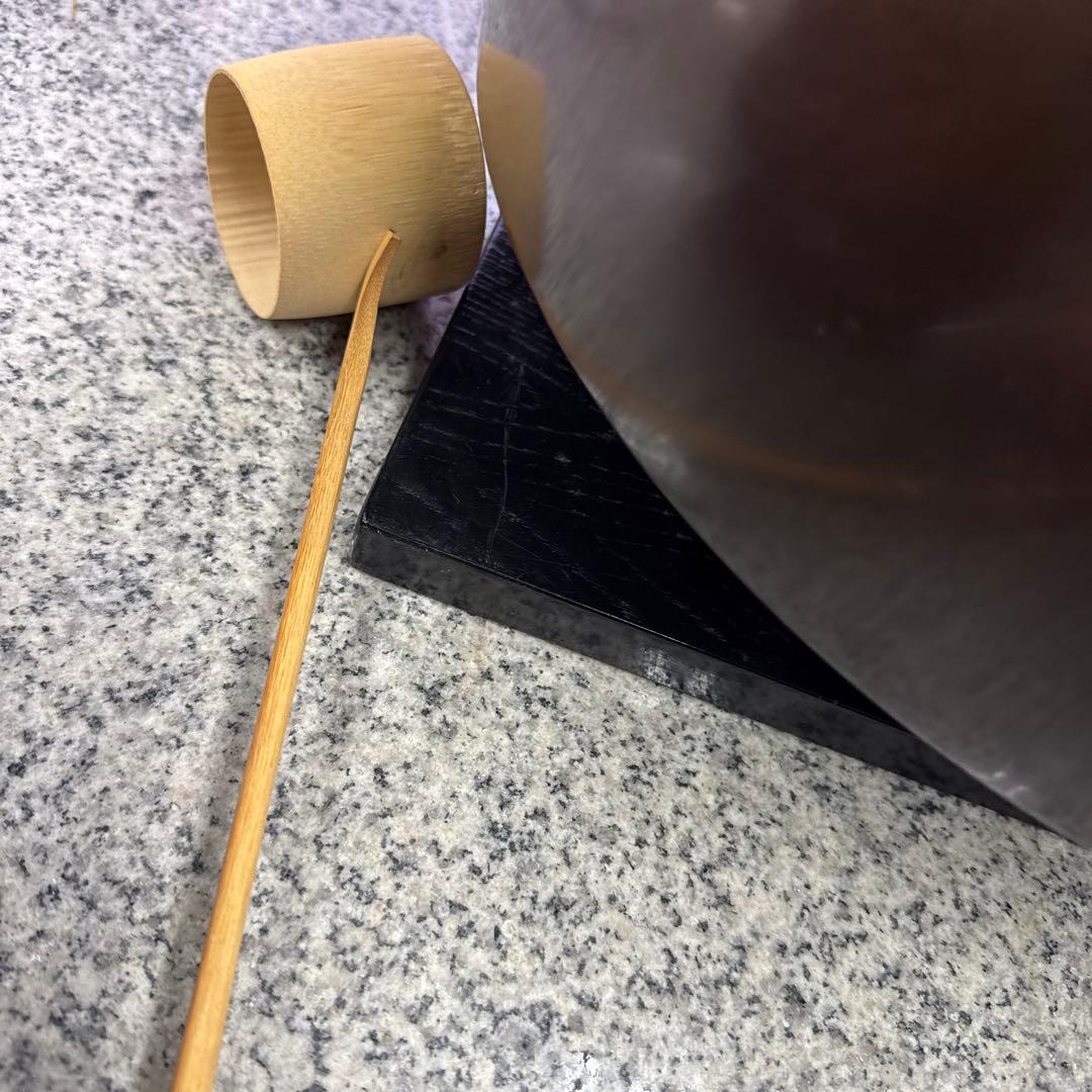 D*h様 鋳鉄製茶釜 蓋付き 工芸品 アンティーク 茶道具 灰付き 風炉 格安