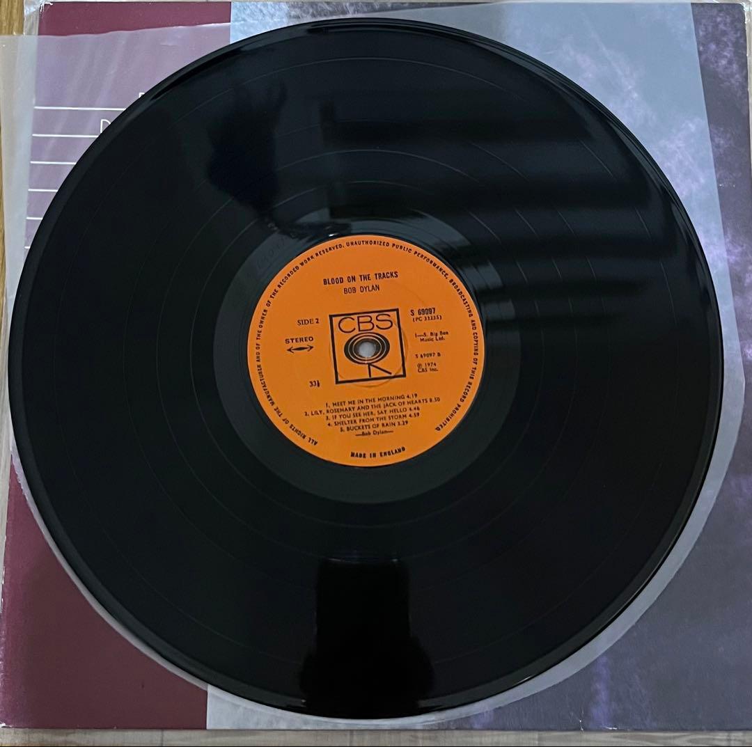 稀少UKオリジナル初回ジャケット美盤ボブディラン血の轍Bob Dylanレコード