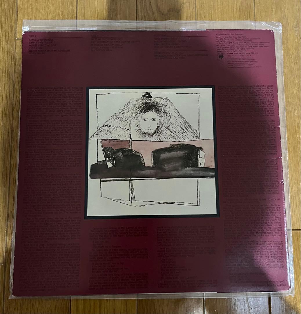 稀少UKオリジナル初回ジャケット美盤ボブディラン血の轍Bob Dylanレコード