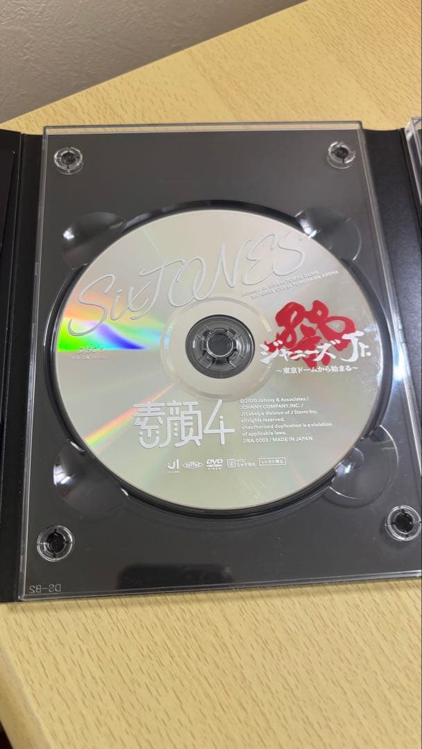 素顔4 SixTONES盤 DVD 【正規品】