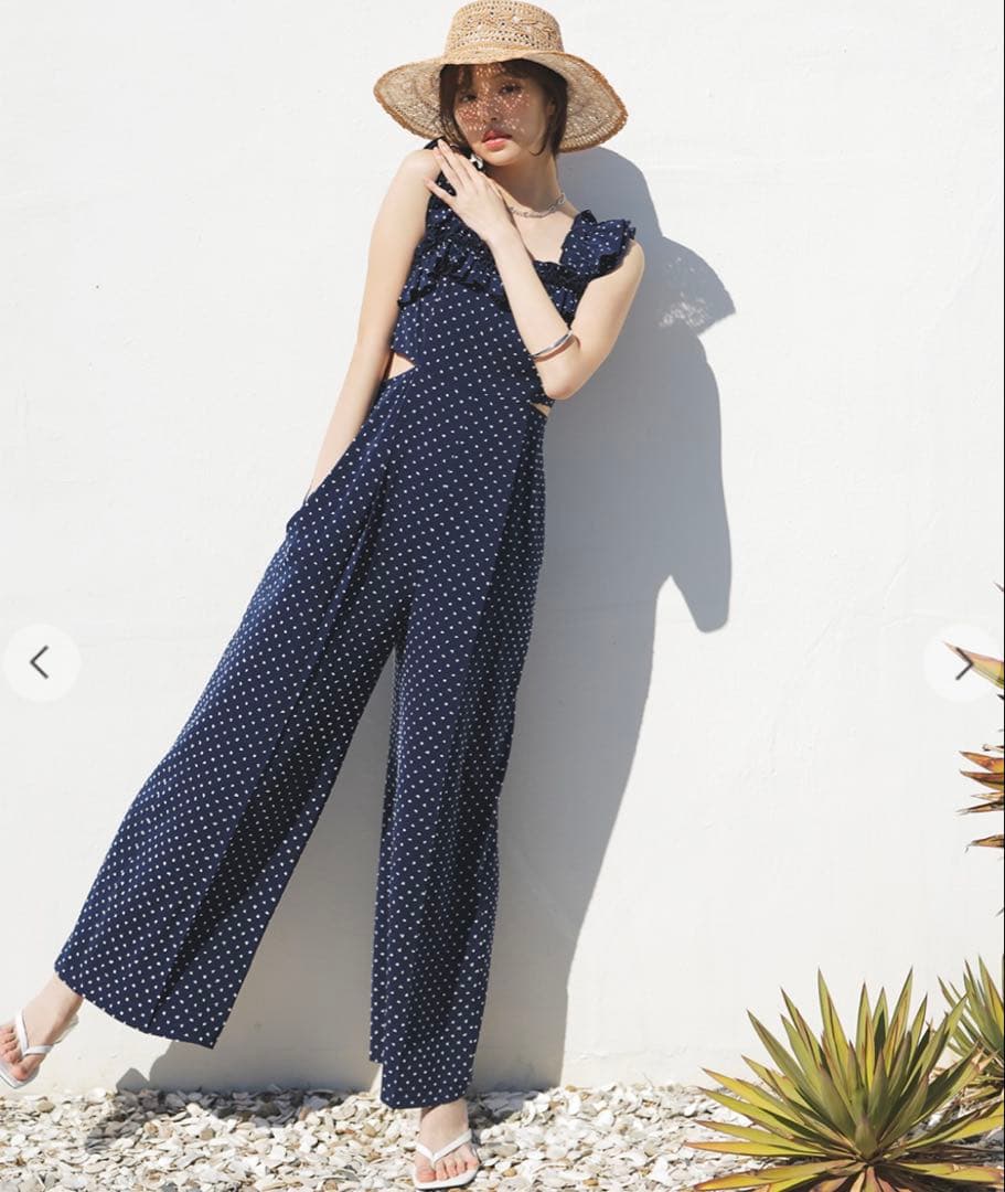 【雑誌掲載】LILLIAN CARAT/バリエーションフリルオールインワン