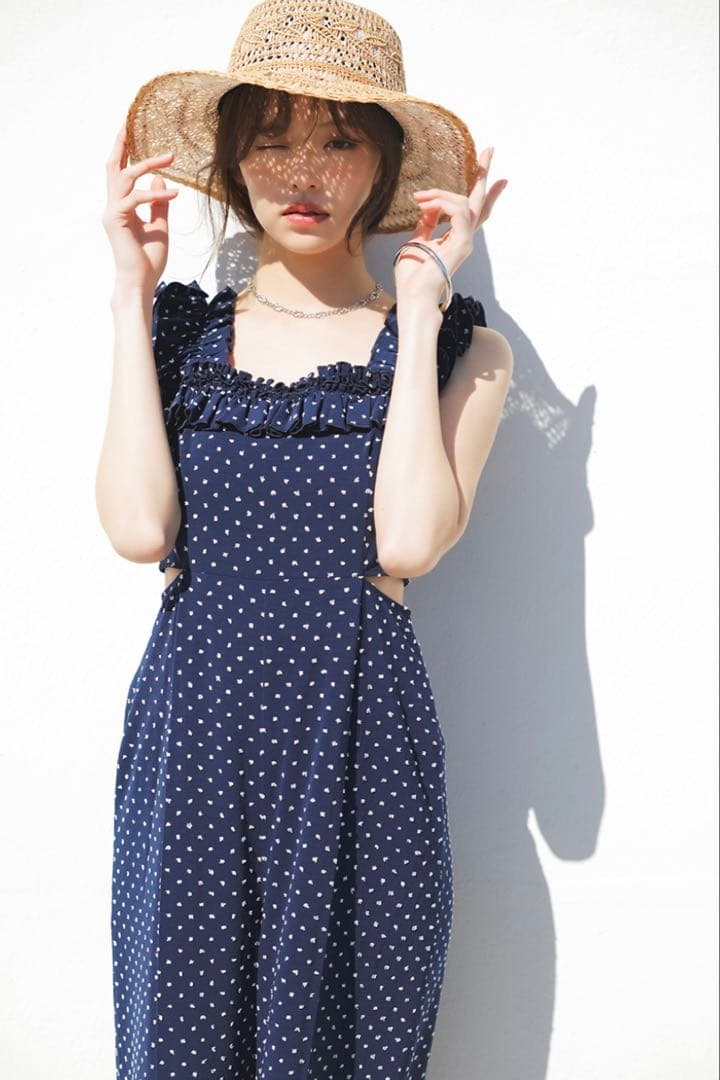 【雑誌掲載】LILLIAN CARAT/バリエーションフリルオールインワン