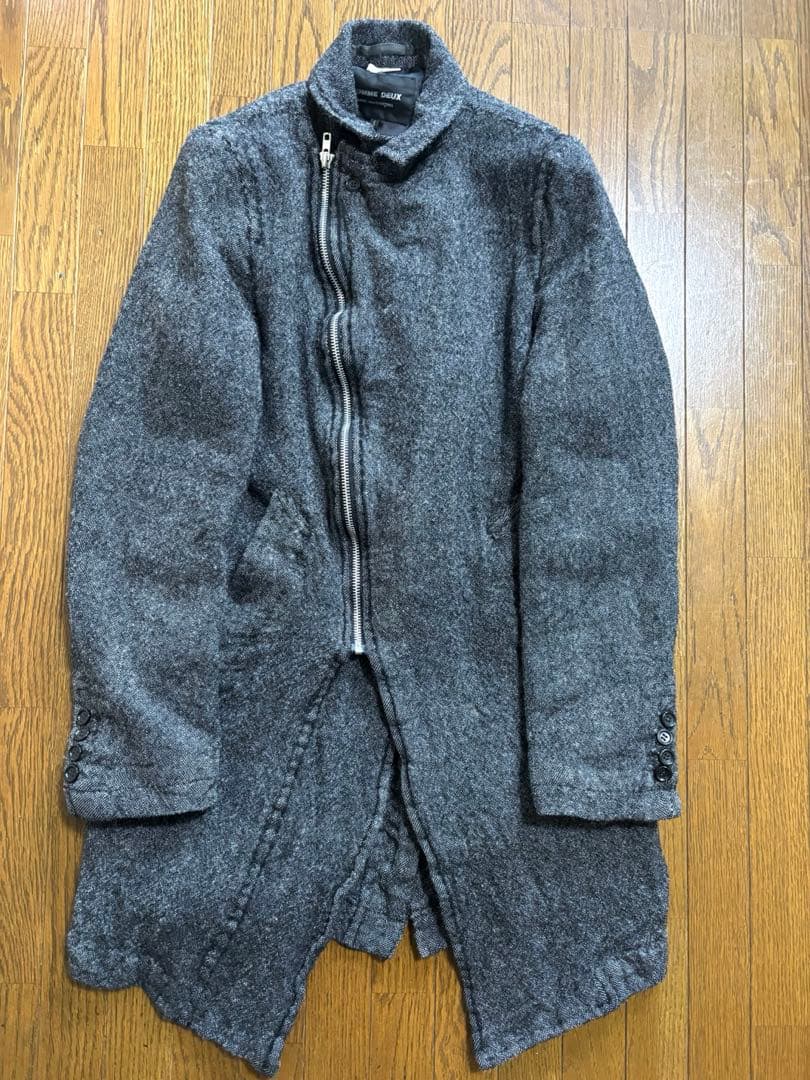 コムデギャルソンコート コムデギャルソン縮絨コート コムデギャルソンウール縮絨