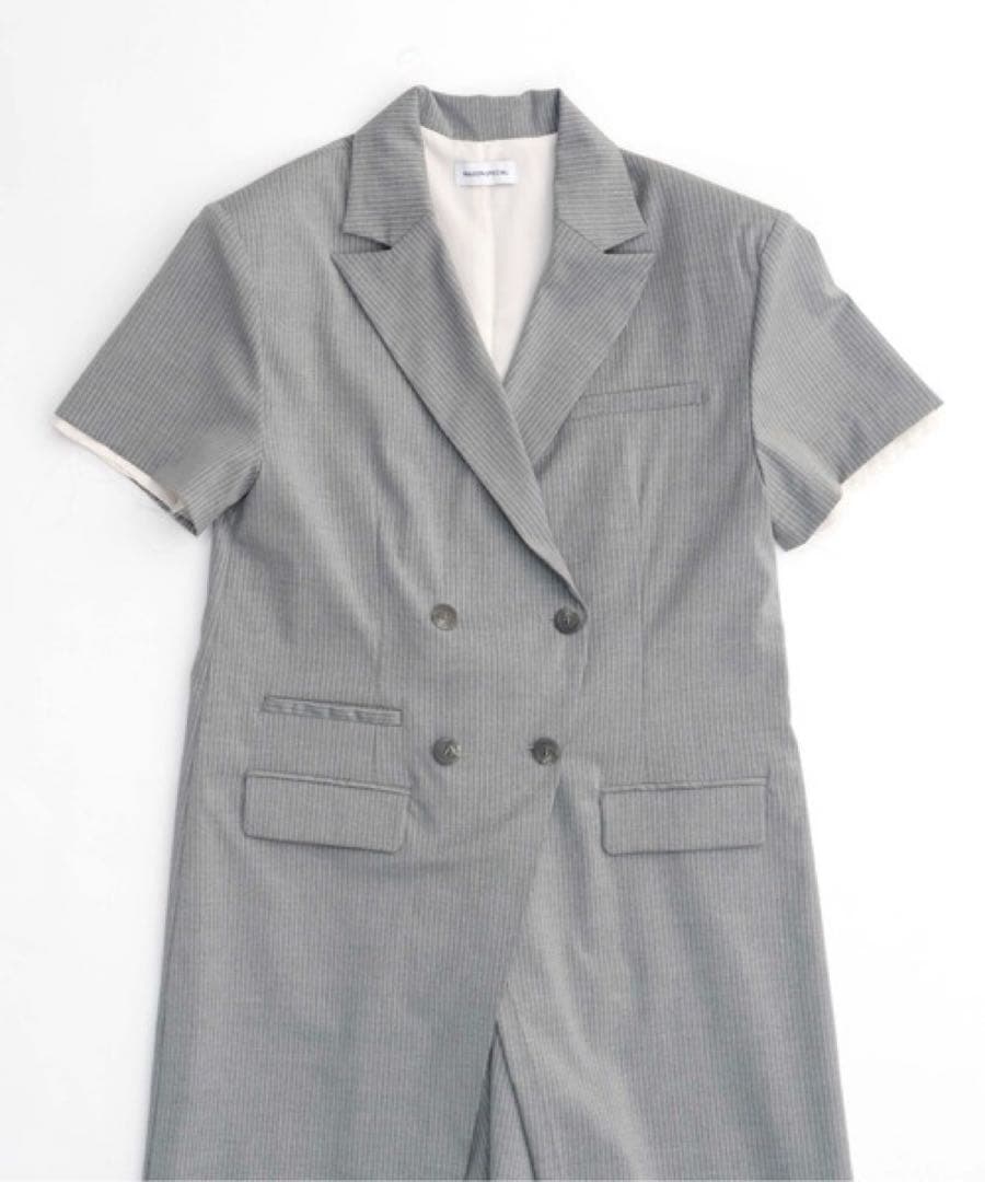 メゾンスペシャル ルーズジャケットオールインワン