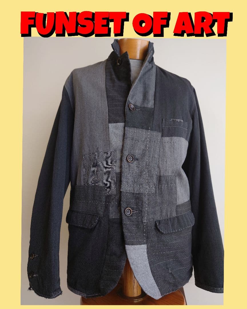 FUNSET OF ART パッチワーク & Vintage加工 ジャケット