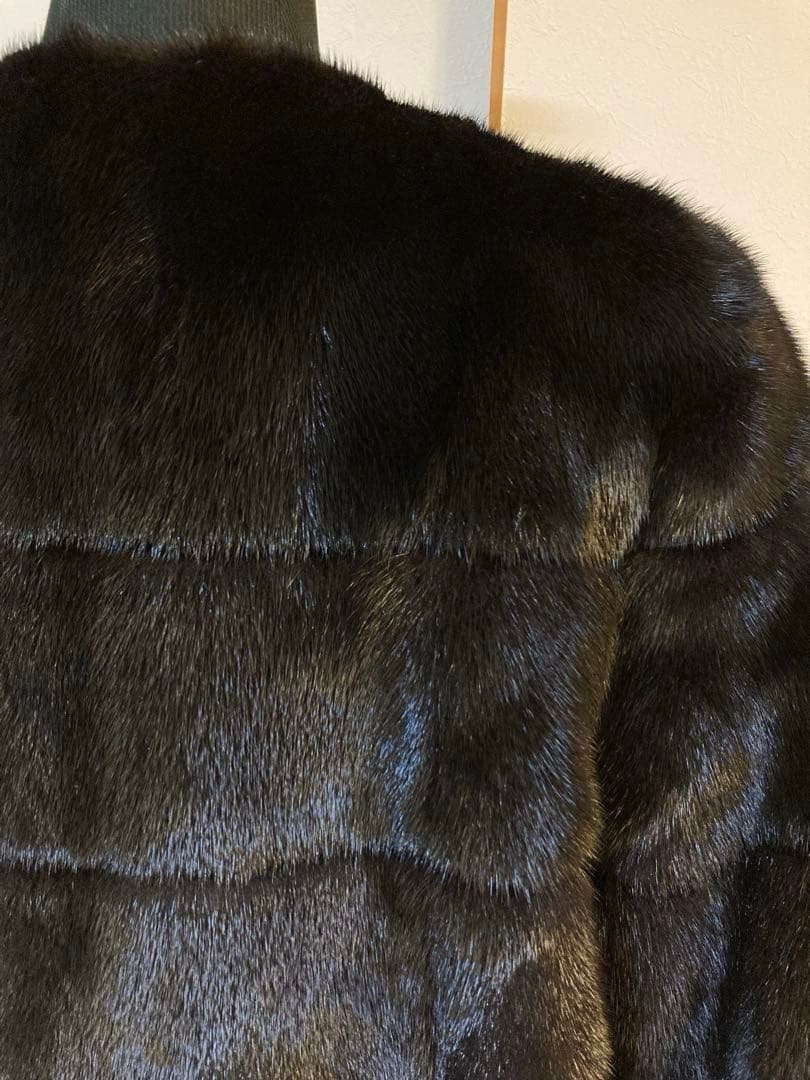 美品♡サガミンク♡ジャケット(ブラック)