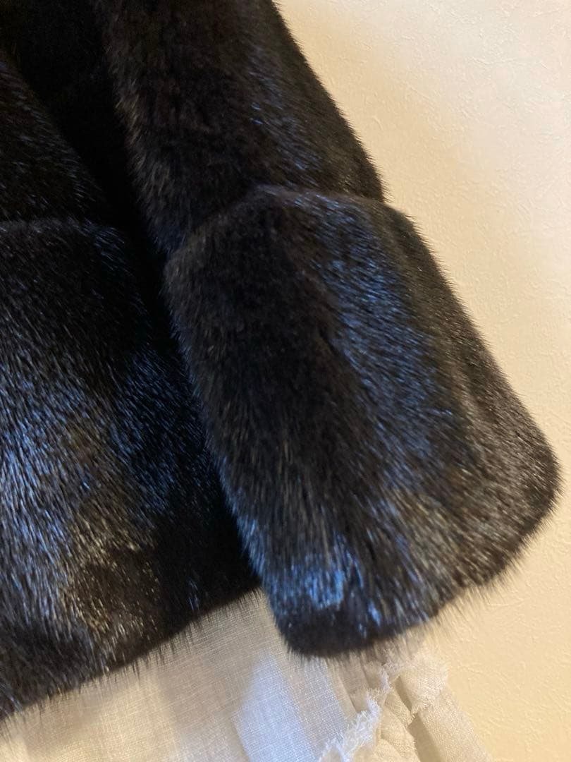 美品♡サガミンク♡ジャケット(ブラック)