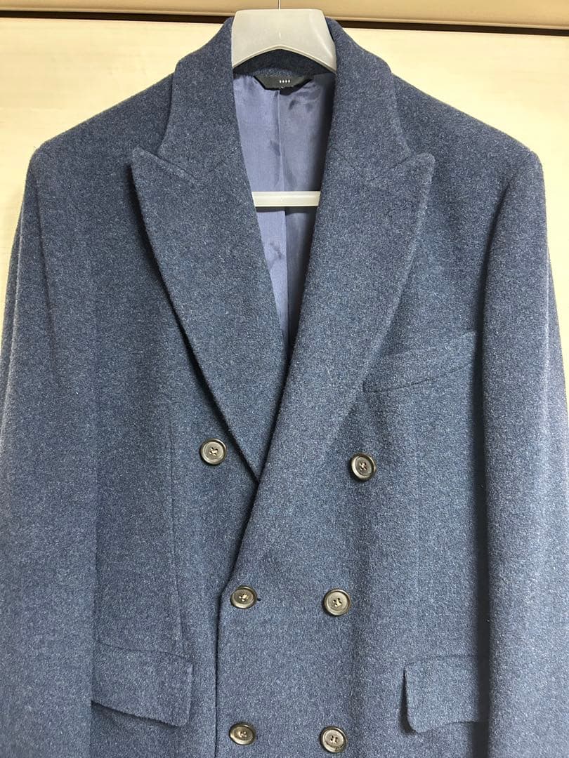 howerd...　hevo ネイビー ダブル チェスターコート 54