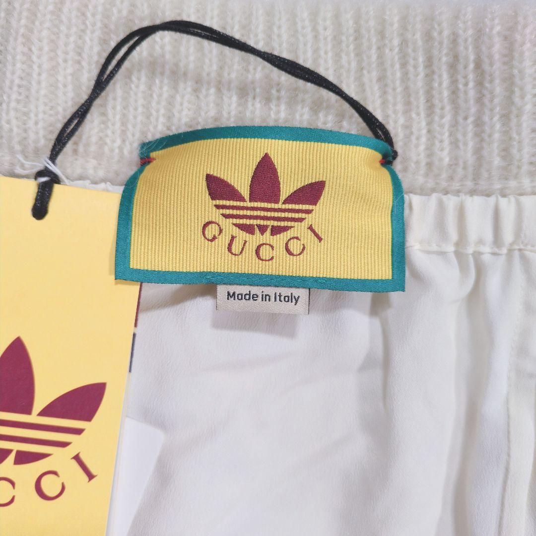 新品 GUCCI adidas モヘア ウール ニット パンツ