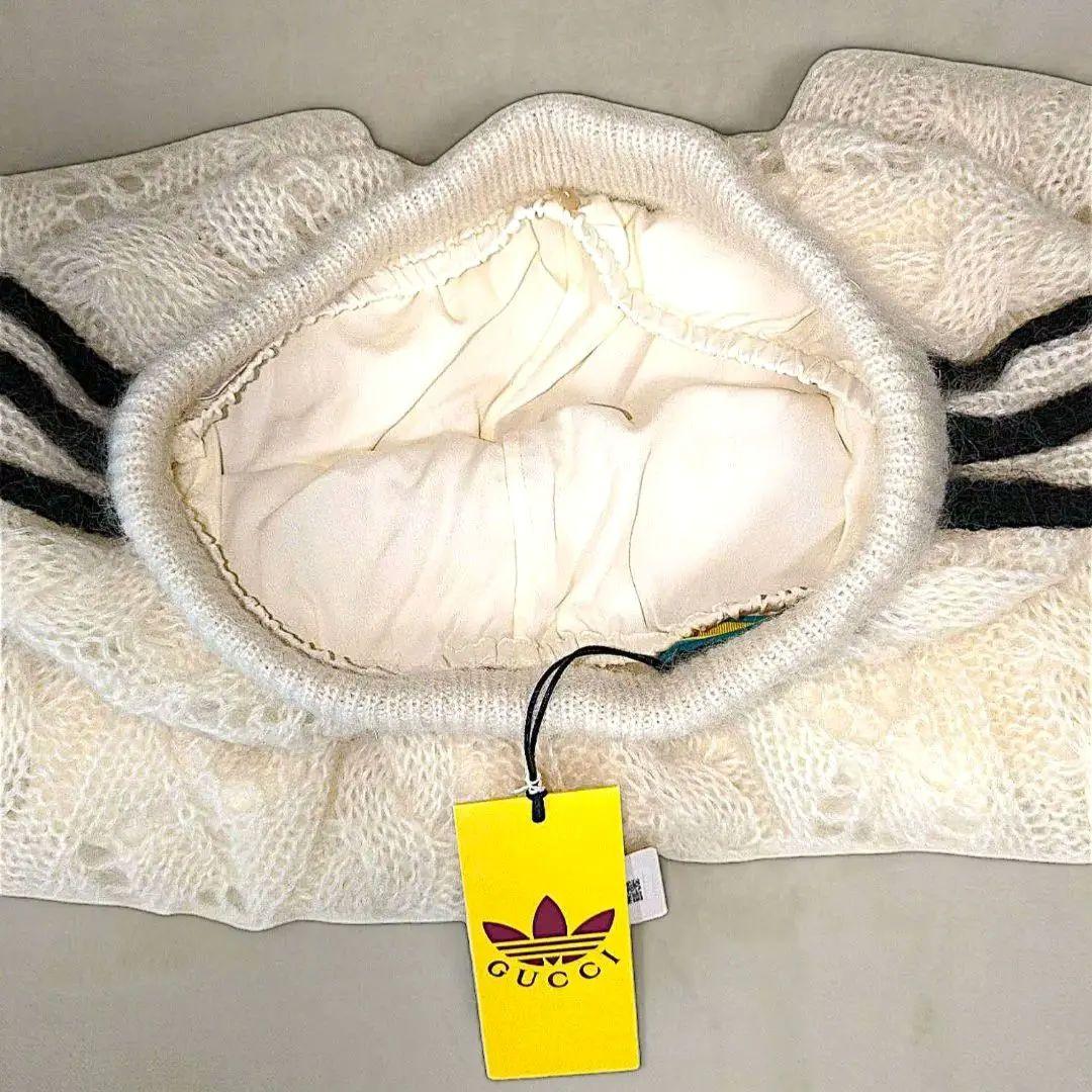 新品 GUCCI adidas モヘア ウール ニット パンツ