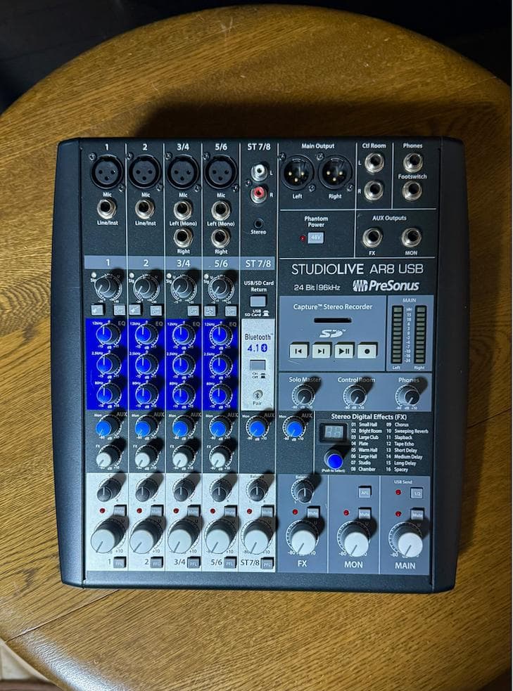 PreSonus StudioLive AR8 USB デジタルミキサーUSED