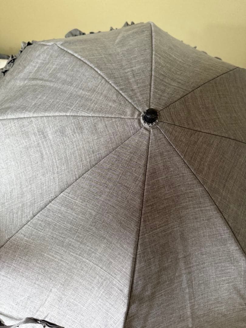 【芦屋ロサブラン】折りたたみ日傘【ダンガリーグレー】