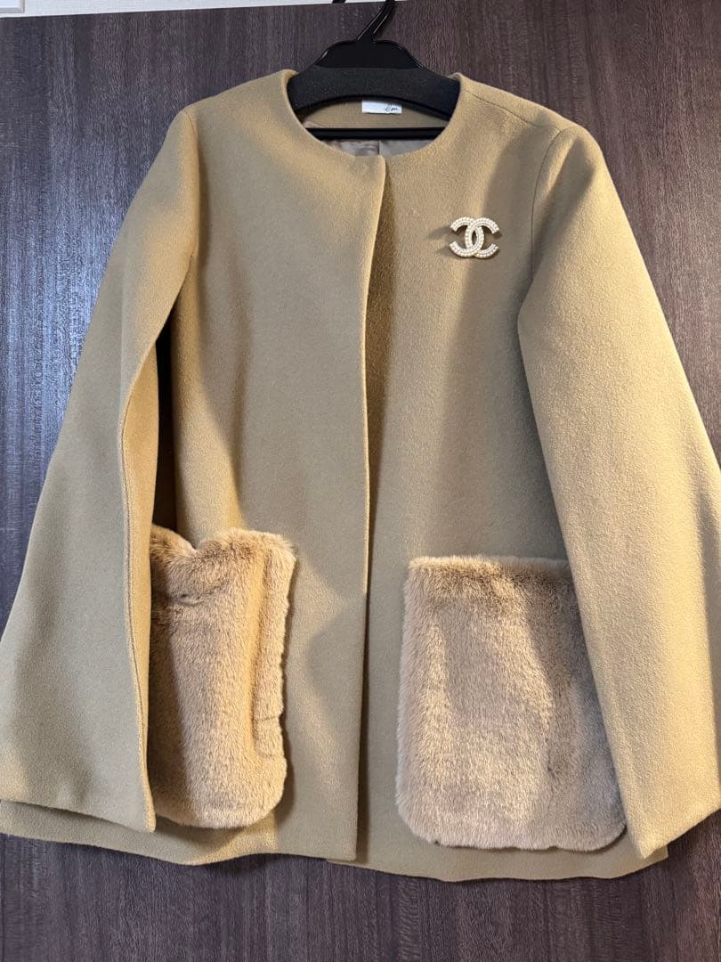 【em.】エコファーケープコート エムドット