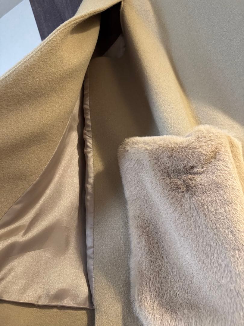 【em.】エコファーケープコート エムドット